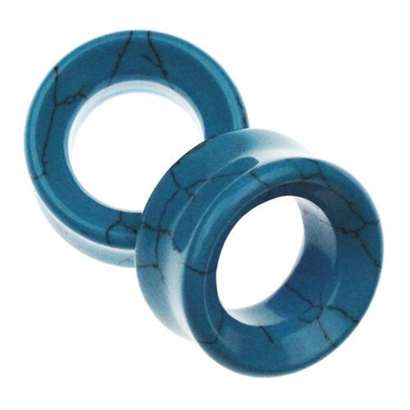 Turquoise Eyelets by Oracle Body Jewelry 00 gauge (10mm) Turquoise Pair