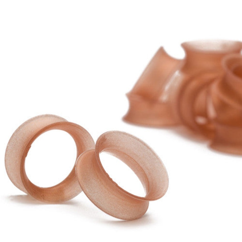 Rose Gold Skin Eyelets by Kaos Softwear 6 gauge (4.1mm) Rose Gold