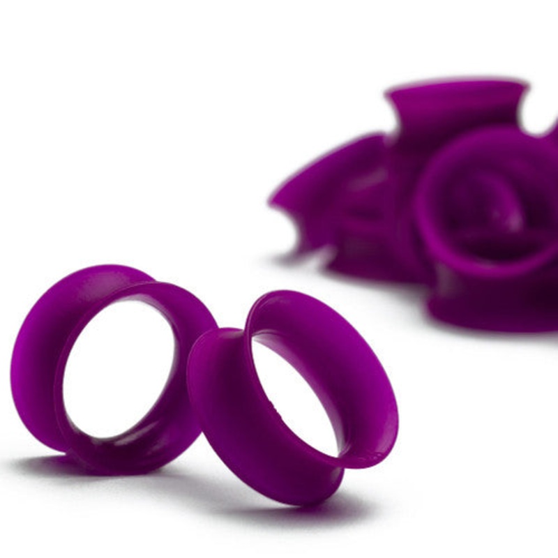 UV Purple Skin Eyelets by Kaos Softwear 6 gauge (4.1mm) UV Purple