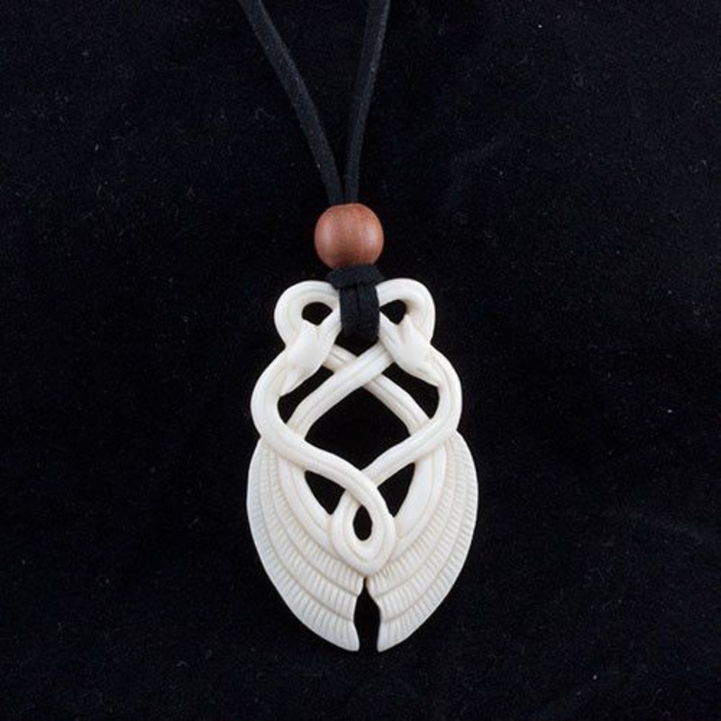 Swan Necklace by Urban Star Organics Bone