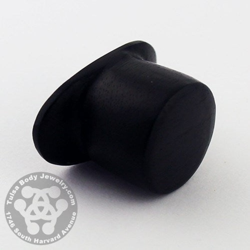 Ebony Labret by Diablo Organics 0 gauge (8mm) Black