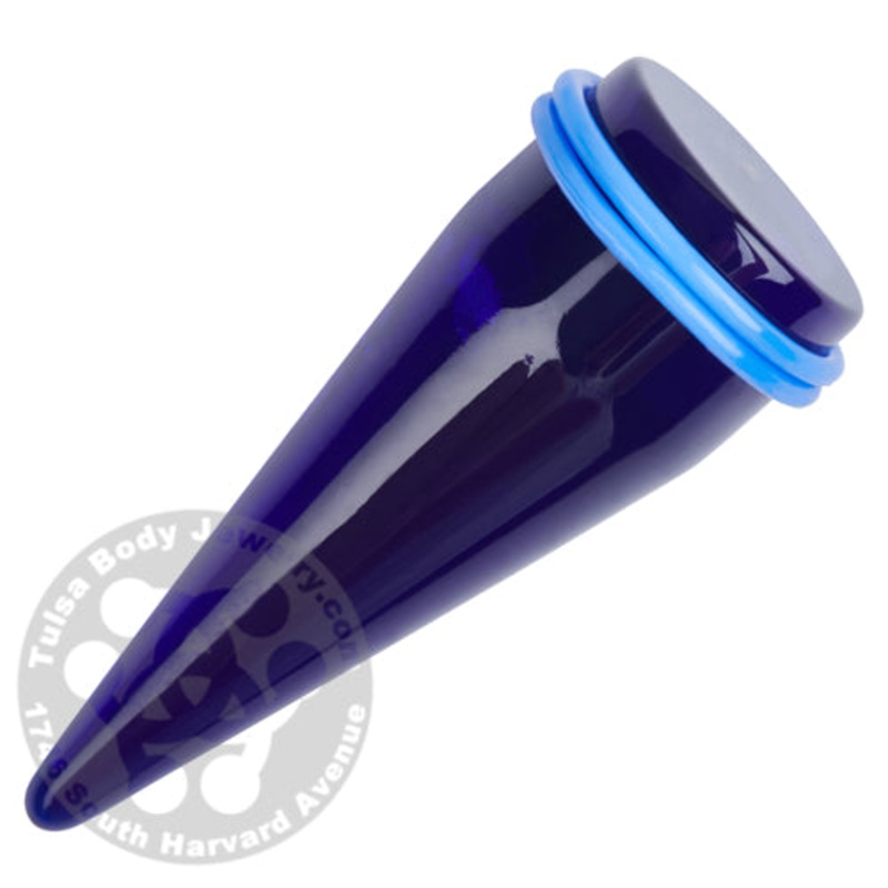Jumbo Acrylic Tapers 7/16 inch (11mm) Black Single