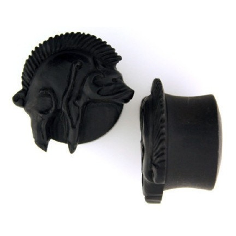 Ancient Boar Plugs by Urban Star Organics 2 gauge (6mm) Arang Wood Pair