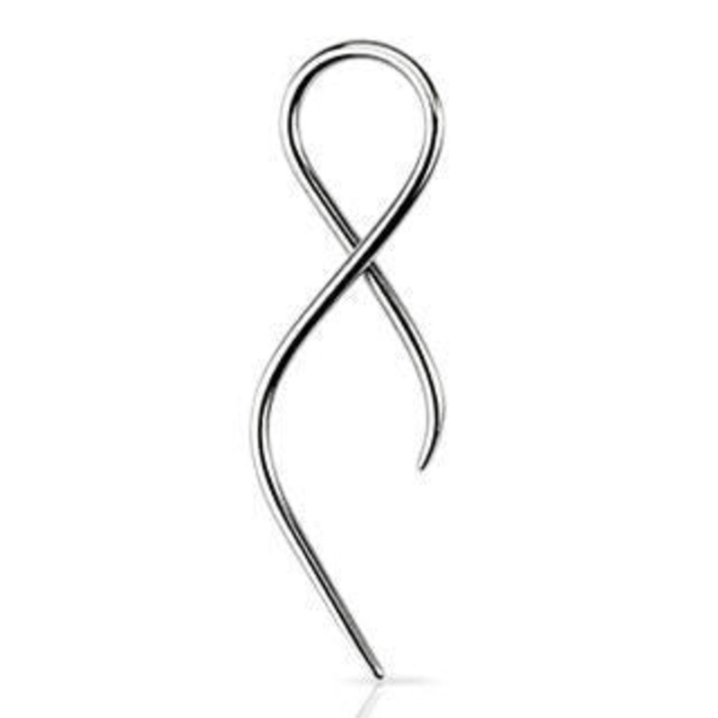 Stainless Twisters 16g (1.2mm) – 7/8″ long Stainless Steel Pair