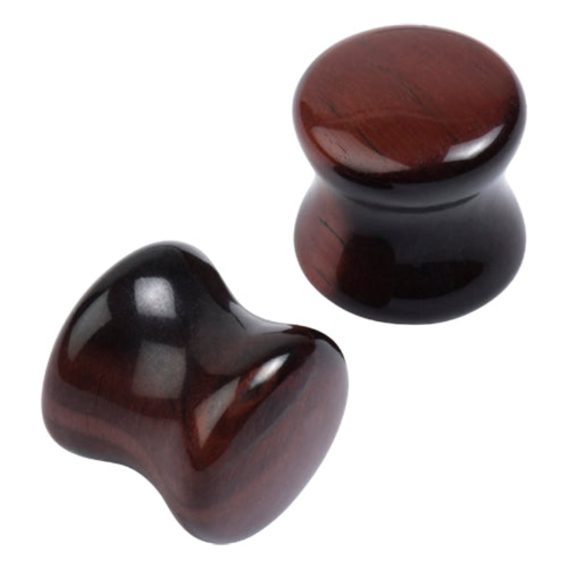 Red Tiger Eye Convex Plugs 8 gauge (3mm) Red Tiger Eye