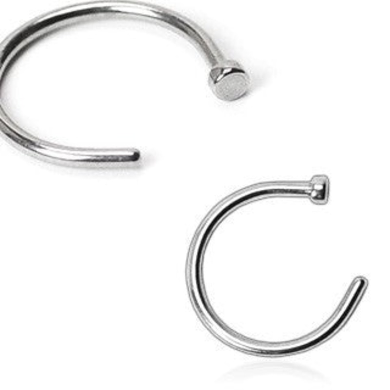 Stainless Nose Hoop 20g – 1/4″ diameter (6mm) Stainless Steel