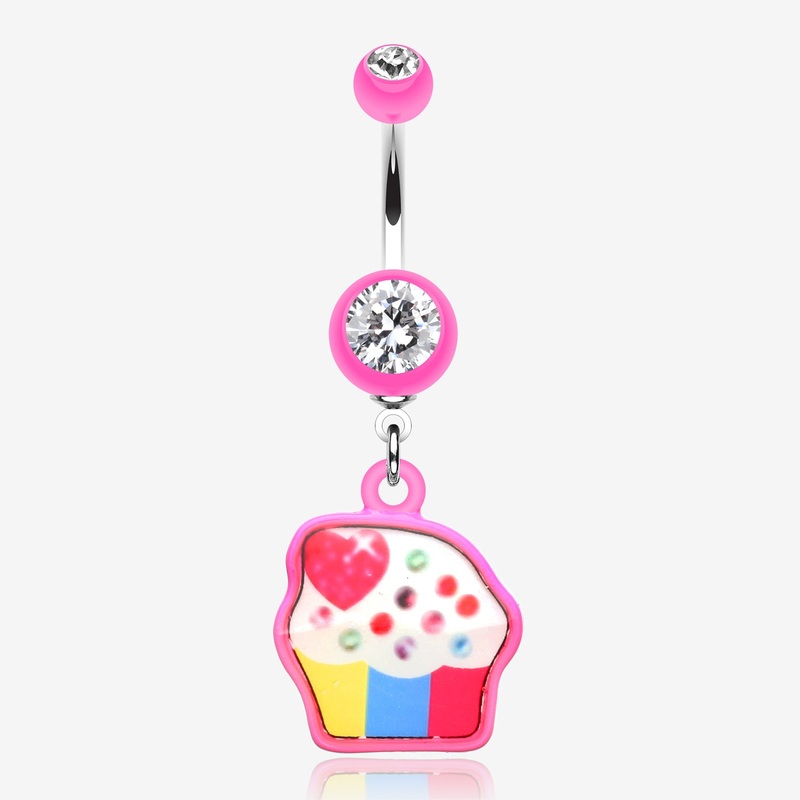 Sweet Tooth Cupcake Belly Button Ring