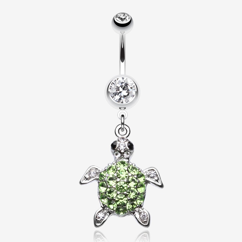 Under the Sea Turtle Belly Button Ring