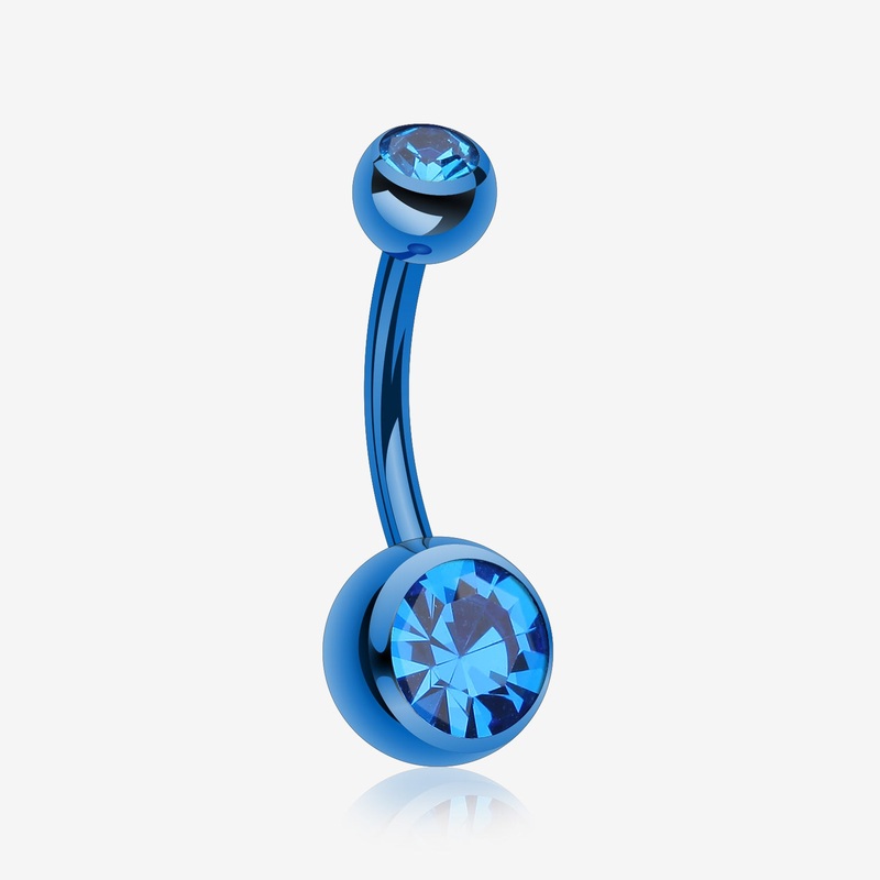 Jelly Belly Unity Gem Belly Button Ring