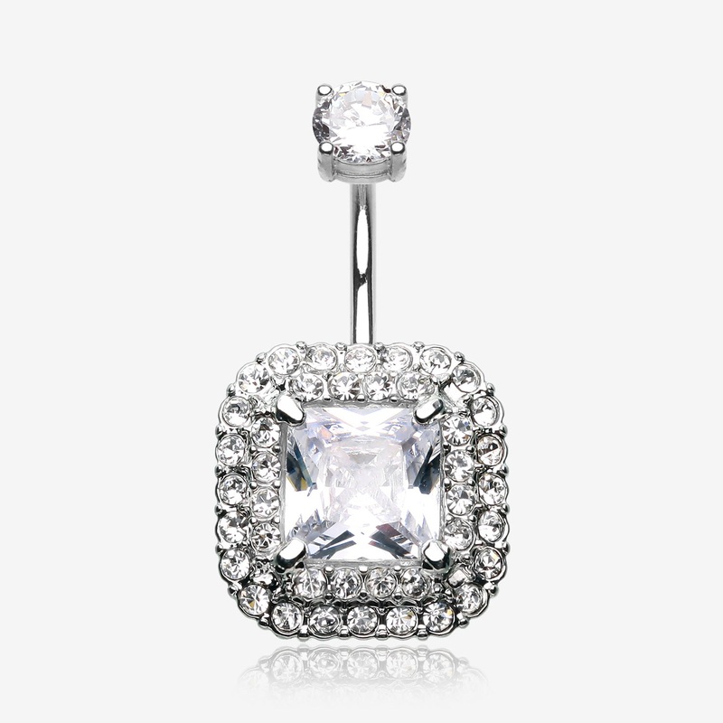 Princess Magnificent Sparkle Belly Button Ring