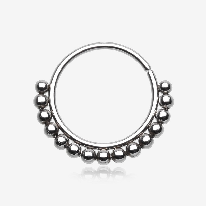 Bali Beads Spherule Bendable Hoop Ring 20 GA (0.8mm), 5/16″ (8mm)