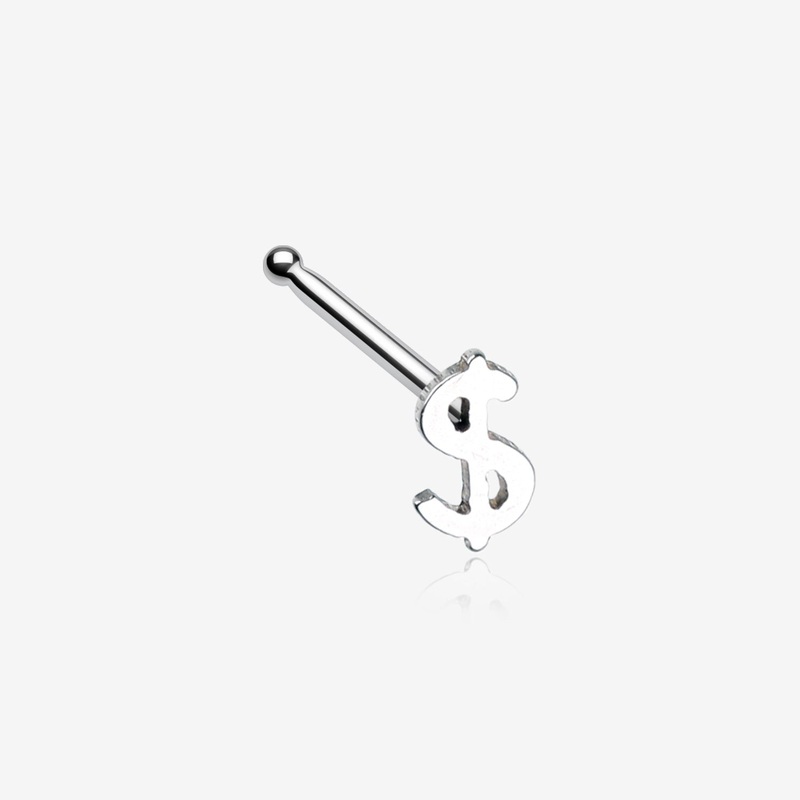 Dollar Money Sign Nose Stud Ring