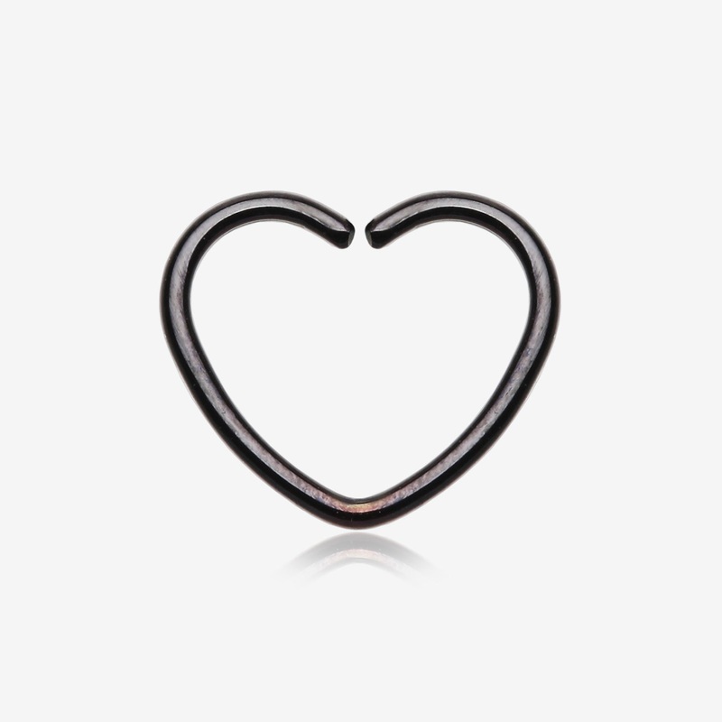 Colorline Heart Bendable Twist Hoop Ring