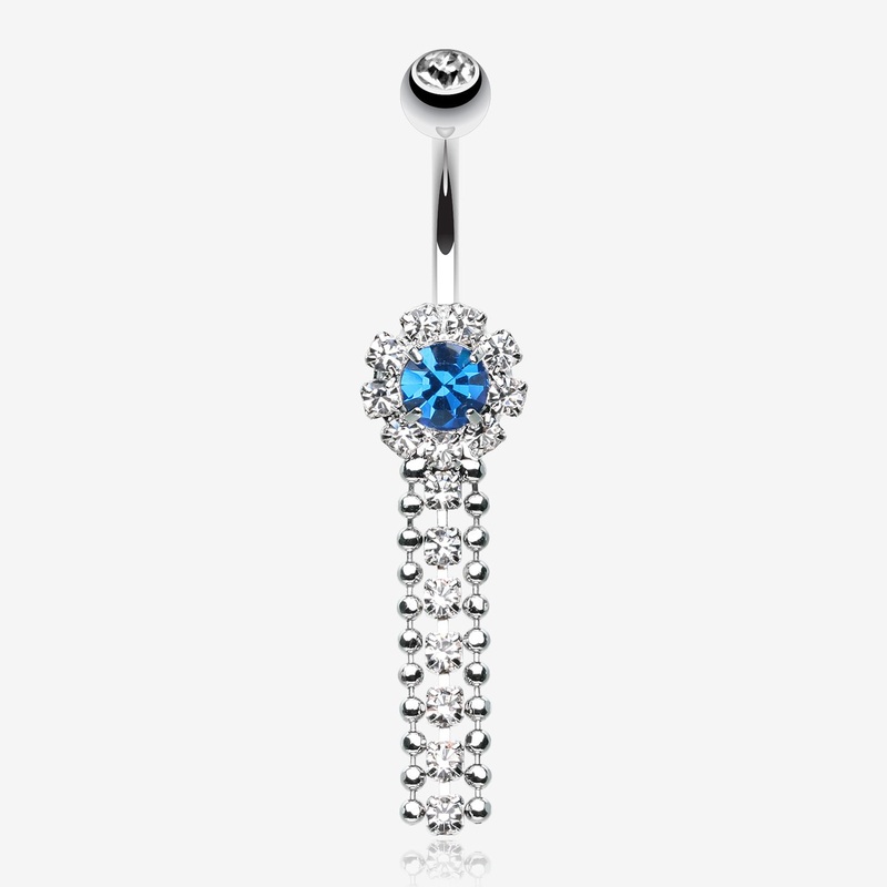 Wonder Sparkle Falls Chandelier Belly Button Ring