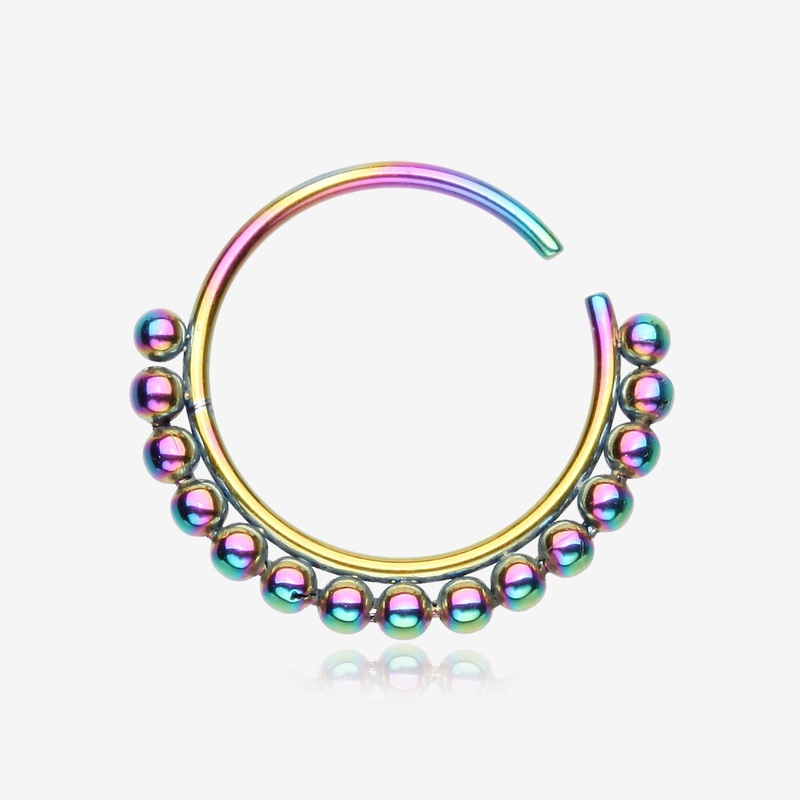 Colorline Bali Beads Spherule Bendable Hoop Ring 20 GA (0.8mm), 5/16″ (8mm)