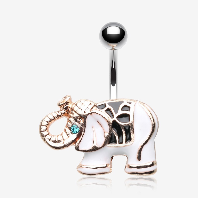 Maharajas Elephant Belly Button Ring