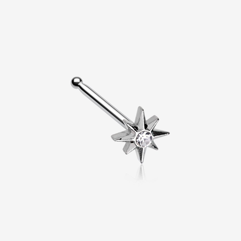 Polaris Sparkle North Star Nose Stud Ring
