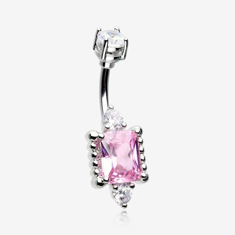 Princess Sparkle Adornment Belly Button Ring
