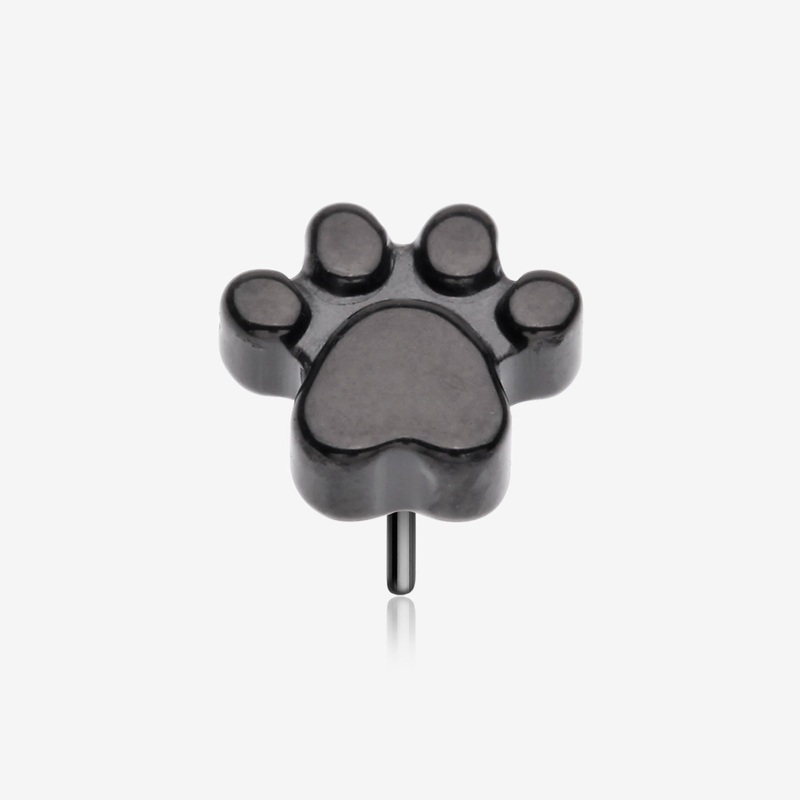 Implant Grade Titanium OneFit Threadless Blackline Adorable Paw Top Part