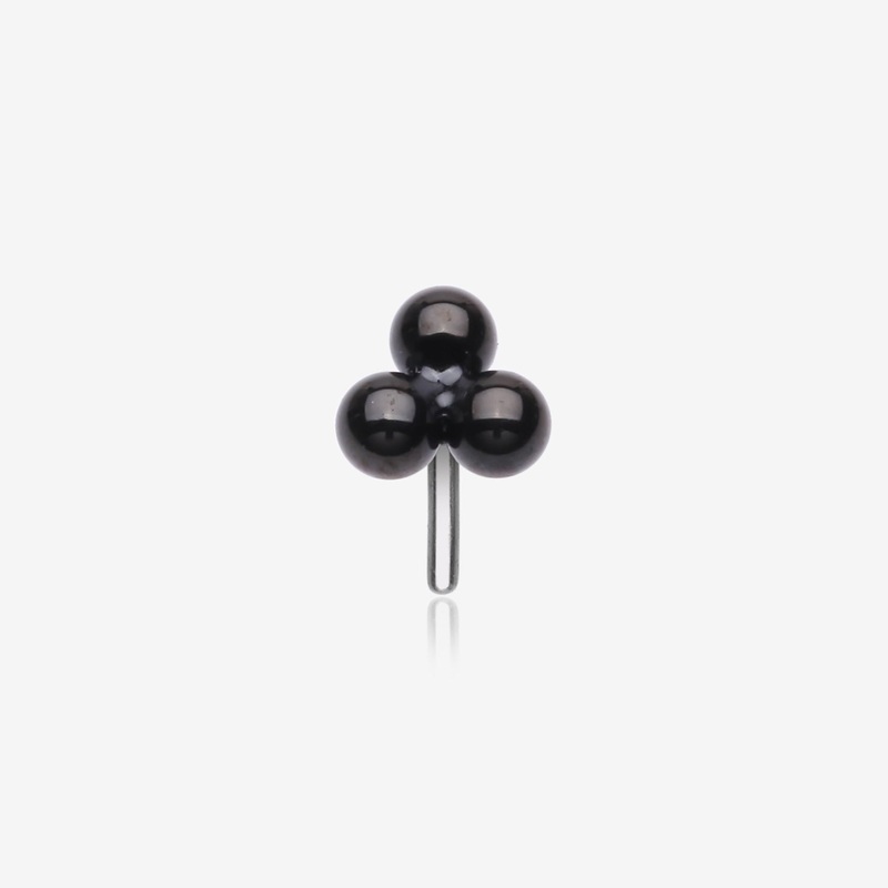Implant Grade Titanium OneFit Threadless Blackline Trinity Bali Beads Top Part