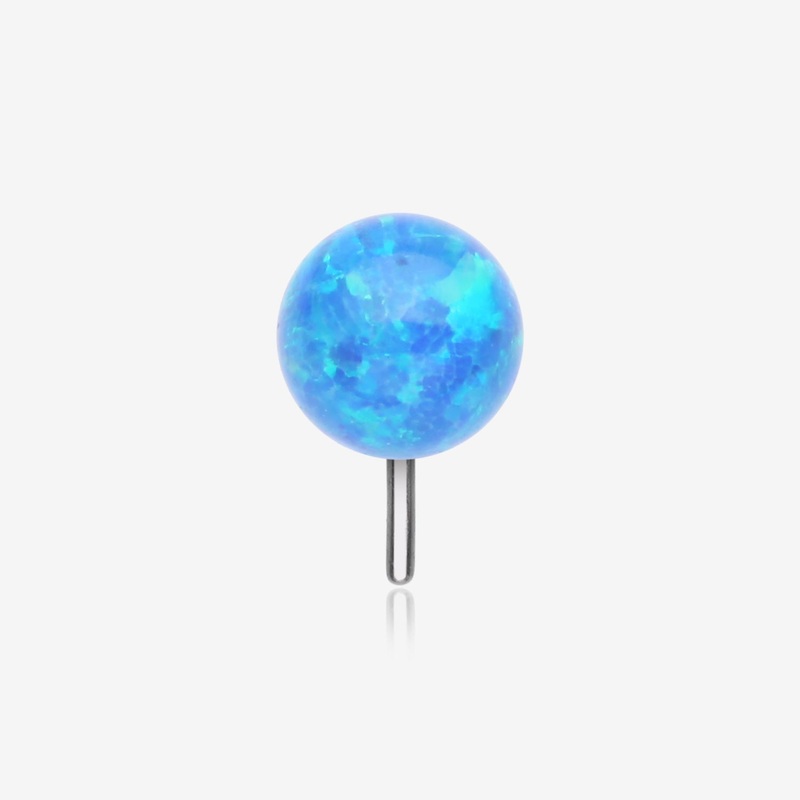 Implant Grade Titanium OneFit Threadless Fire Opal Ball Top Part 2mm