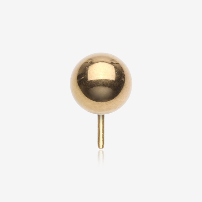 Implant Grade Titanium OneFit Threadless Golden Ball Top Part 3mm