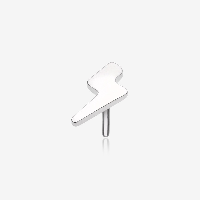 Implant Grade Titanium OneFit Threadless Lightning Bolt Top Part